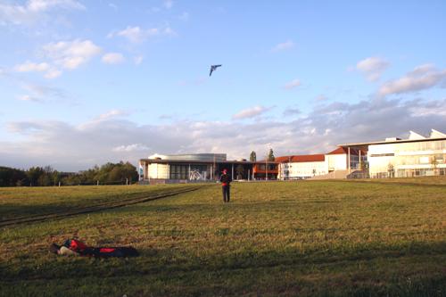 Drachenwiese auf dem Campus TU Ilmenau