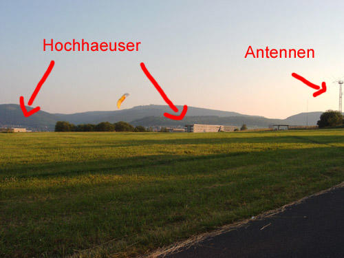 Ilmenau auf der Pörlitzer Höhe nahe der Amateurfunkstation Ilmenau auf der Pörlitzer Höhe nahe der Amateurfunkstation