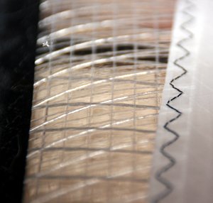 Nahaufnahme des Stoffes unseres Revolution Shockwave